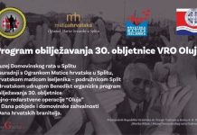 Oluja u Splitu: Program obilježavanja 30. obljetnice vojno-redarstvene operacije Oluja
